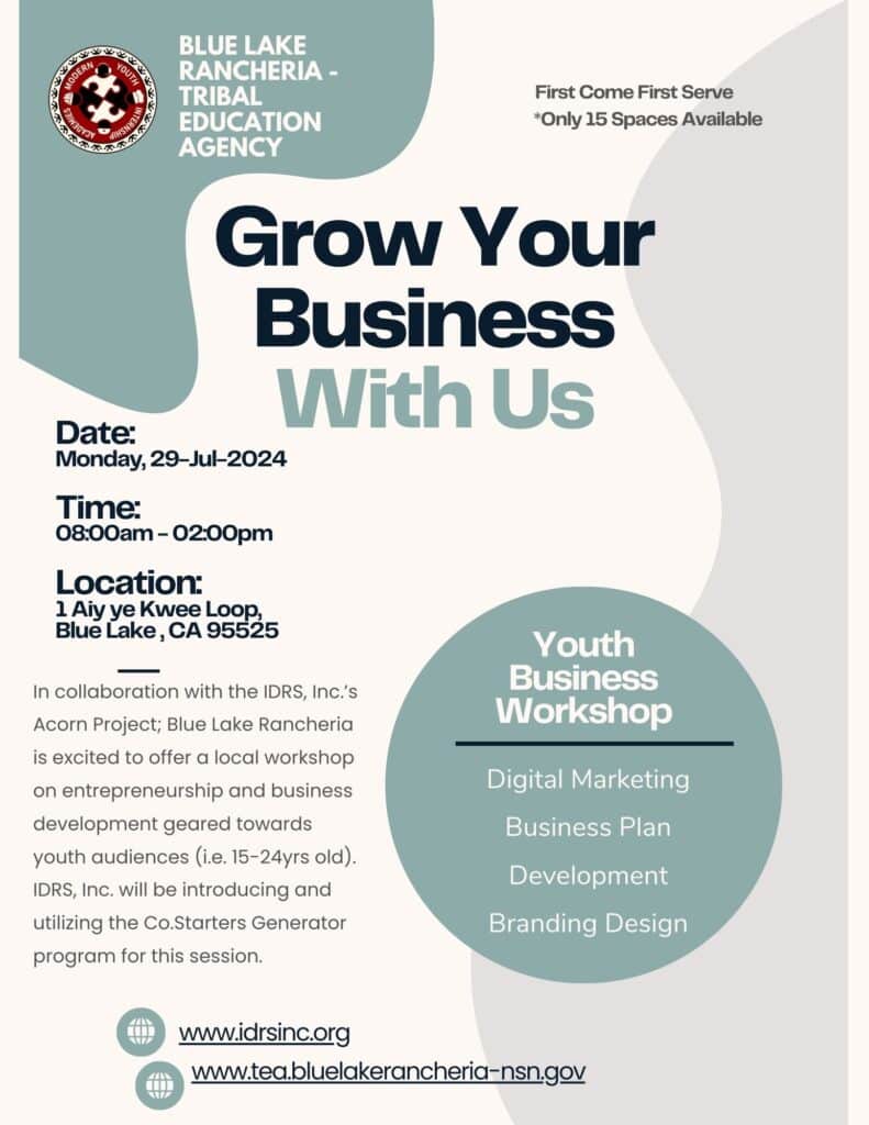 Youth Business Workshop